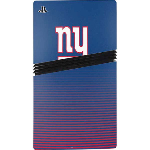 NFL New York Giants Breakaway PS5 Pro Disk Console Skin