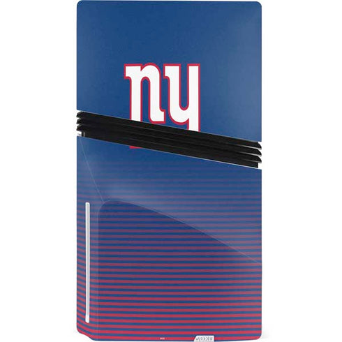NFL New York Giants Breakaway PS5 Pro Disk Console Skin