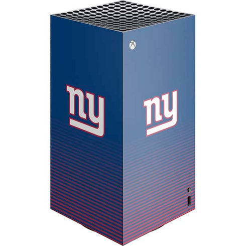 NFL New York Giants Breakaway XBox Series X Digital Edition Console Skin