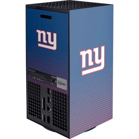 NFL New York Giants Breakaway XBox Series X Digital Edition Console Skin