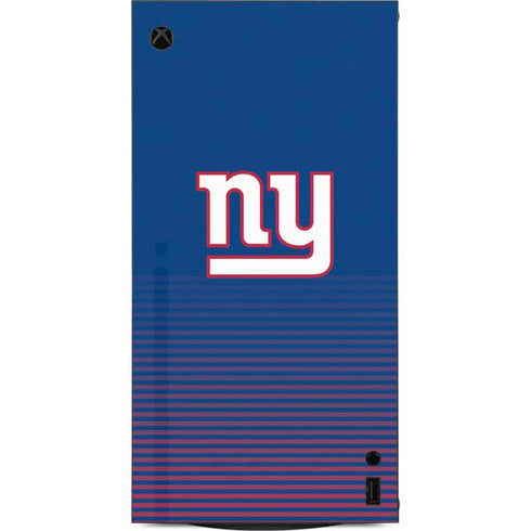 NFL New York Giants Breakaway XBox Series X Digital Edition Console Skin