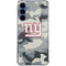 NFL New York Giants Camo Galaxy A35 5G Clear Case
