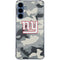 NFL New York Giants Camo Galaxy A55 5G Clear Case