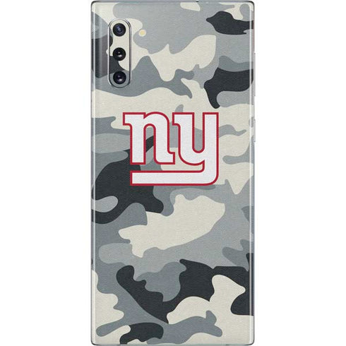 NFL New York Giants Camo Galaxy Note 10 Skin