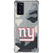 NFL New York Giants Camo Galaxy Note20 5G Clear Case