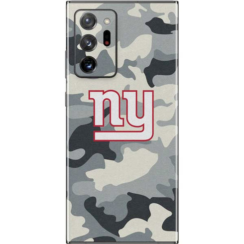 NFL New York Giants Camo Galaxy Note20 Ultra 5G Skin