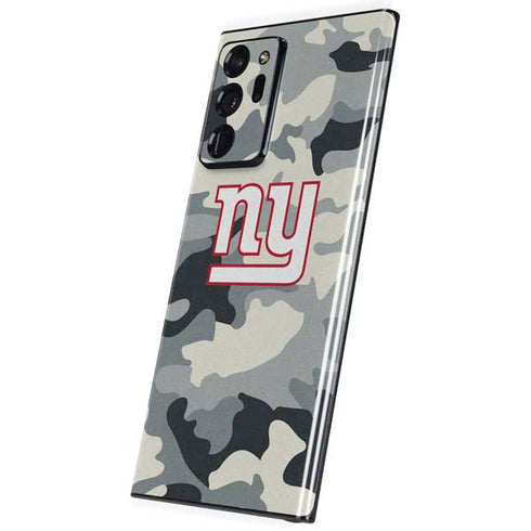 NFL New York Giants Camo Galaxy Note20 Ultra 5G Skin