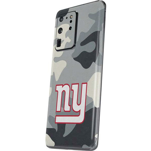NFL New York Giants Camo Galaxy S20 Ultra 5G Skin