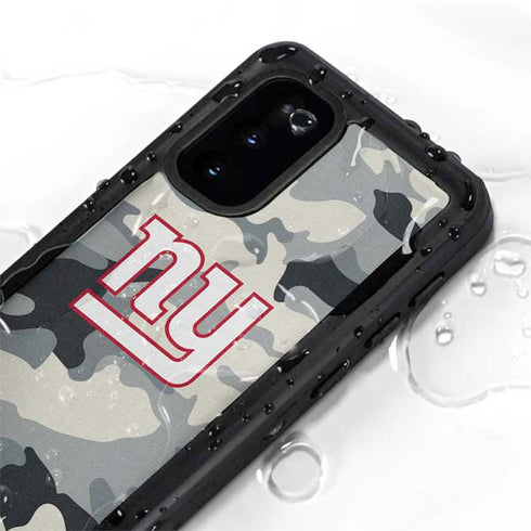NFL New York Giants Camo Galaxy S20 Waterproof Case