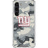 NFL New York Giants Camo Galaxy S24 FE Clear Case