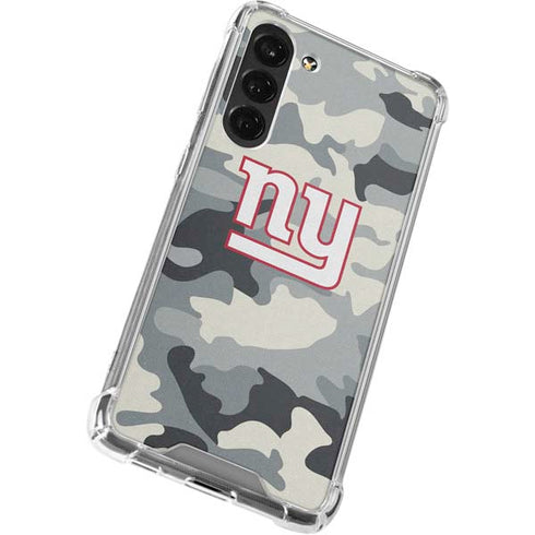NFL New York Giants Camo Galaxy S24 FE Clear Case
