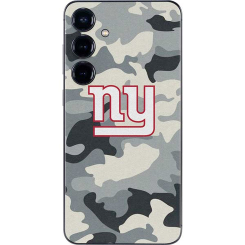 NFL New York Giants Camo Galaxy S25 Skin