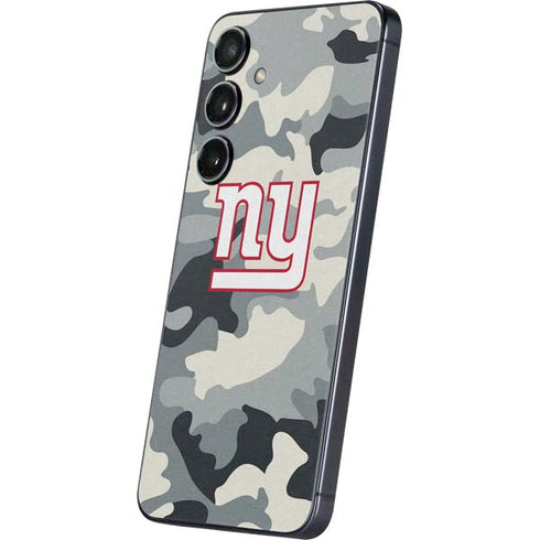 NFL New York Giants Camo Galaxy S25 Skin