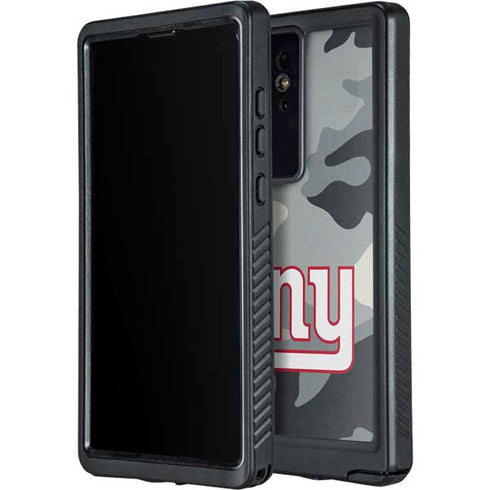 NFL New York Giants Camo Galaxy S24 Ultra Waterproof Case