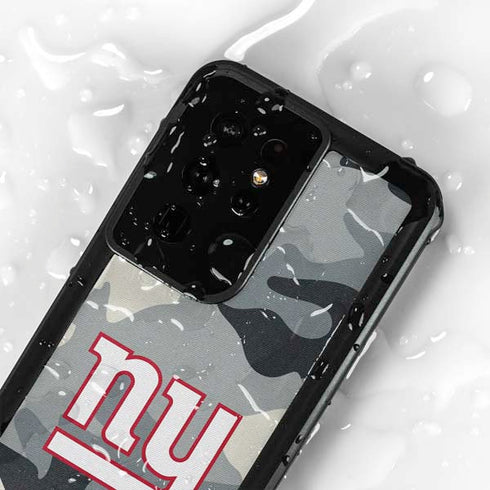 NFL New York Giants Camo Galaxy S24 Ultra Waterproof Case