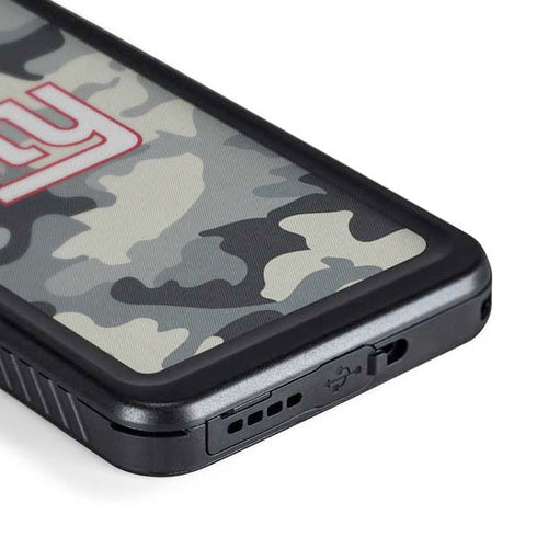 NFL New York Giants Camo Galaxy S24 Waterproof Case