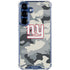 NFL New York Giants Camo Galaxy S25 Clear Case