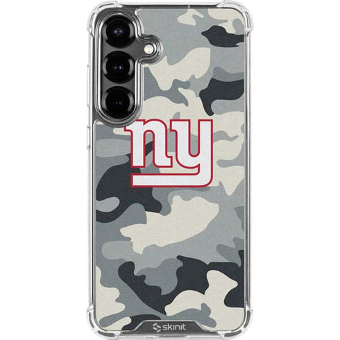 NFL New York Giants Camo Galaxy S26 Clear Case