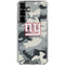 NFL New York Giants Camo Galaxy S26 Clear Case