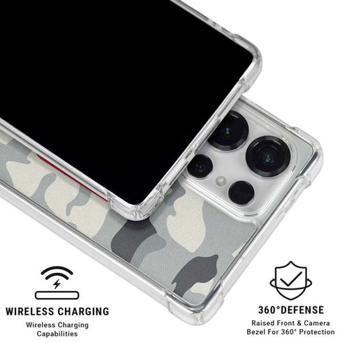 NFL New York Giants Camo Galaxy S26 Ultra Clear Case