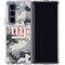 NFL New York Giants Camo Galaxy Z Fold5 5G Clear Case