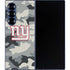 NFL New York Giants Camo Galaxy Z Fold6 Skin