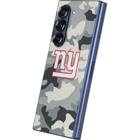 NFL New York Giants Camo Galaxy Z Fold6 Skin