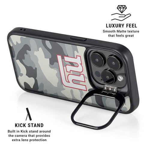 NFL New York Giants Camo iPhone 13 Pro Kickstand Case