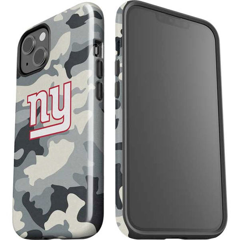 NFL New York Giants Camo iPhone 15 Impact Case