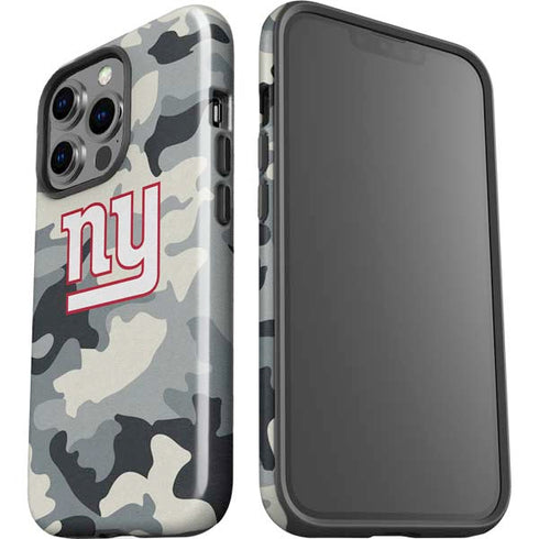 NFL New York Giants Camo iPhone 15 Pro Impact Case