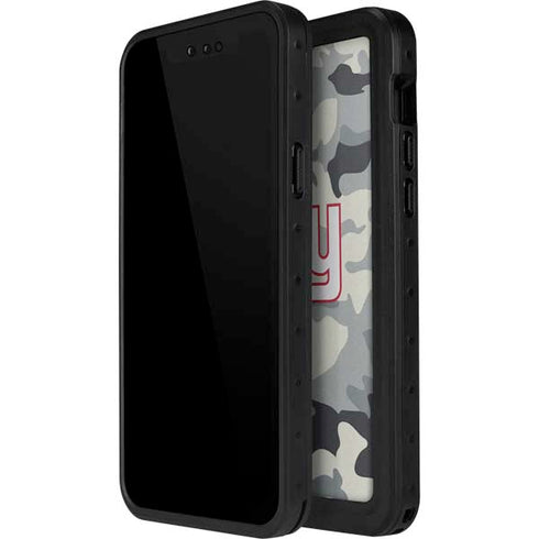 NFL New York Giants Camo iPhone 15 Pro Waterproof Case