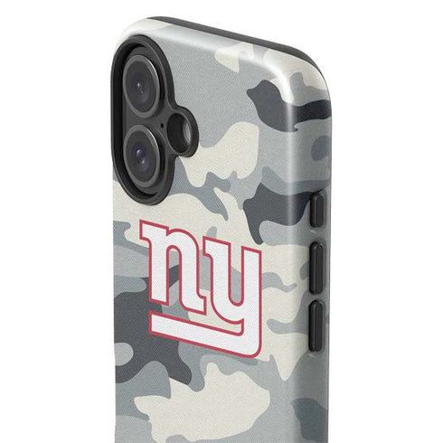 NFL New York Giants Camo iPhone 16 Impact Case