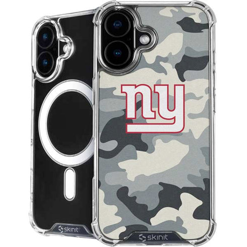 NFL New York Giants Camo iPhone 16 MagSafe Case
