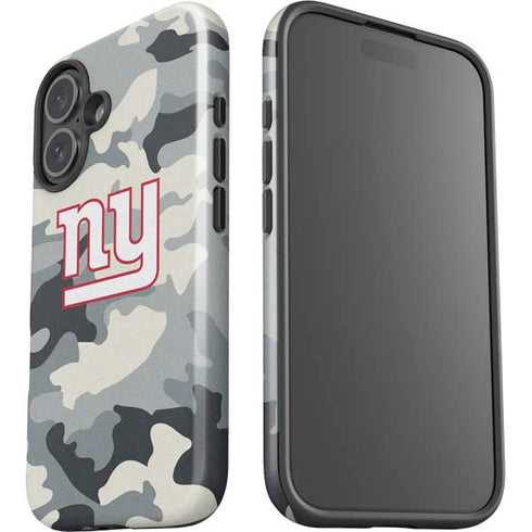 NFL New York Giants Camo iPhone 16 Plus Impact Case