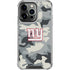 NFL New York Giants Camo iPhone 16 Pro Clear Case