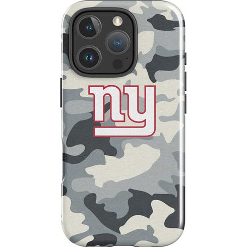 NFL New York Giants Camo iPhone 16 Pro Impact Case