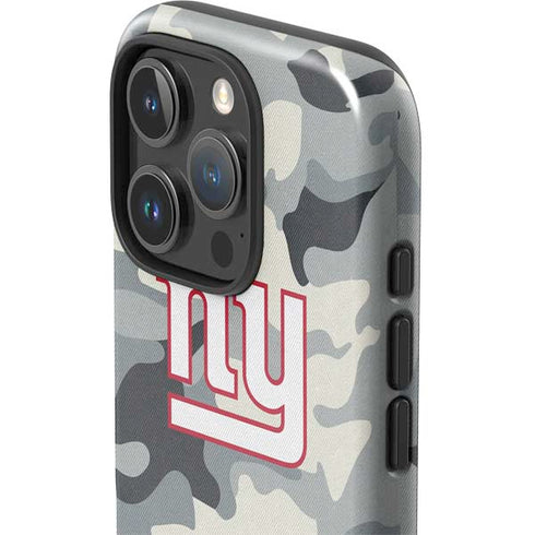 NFL New York Giants Camo iPhone 16 Pro Impact Case
