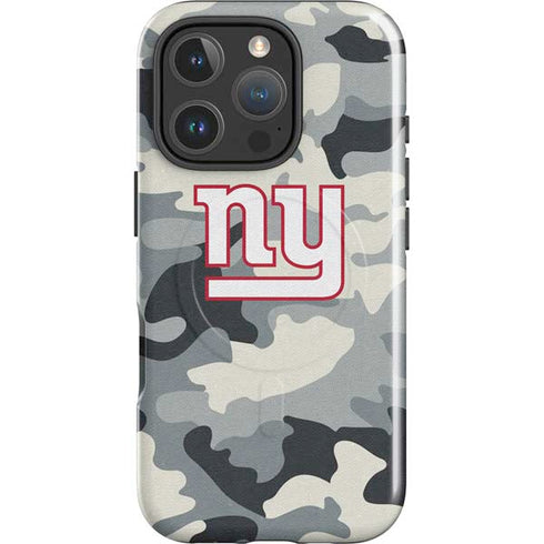 NFL New York Giants Camo iPhone 16 Pro Magsafe Impact Case