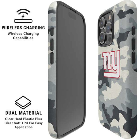 NFL New York Giants Camo iPhone 16 Pro Max Magsafe Impact Case