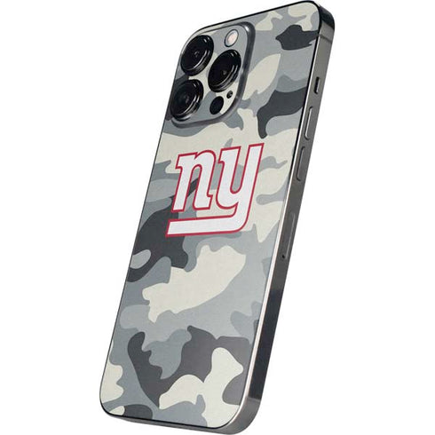 NFL New York Giants Camo iPhone 16 Pro Max Skin