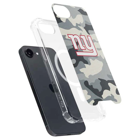 NFL New York Giants Camo iPhone 16e MagSafe Case