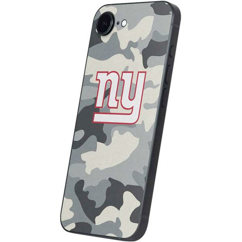 NFL New York Giants Camo iPhone 16e Skin