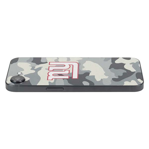 NFL New York Giants Camo iPhone 16e Skin