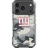 NFL New York Giants Camo iPhone 18 Pro Clear Case