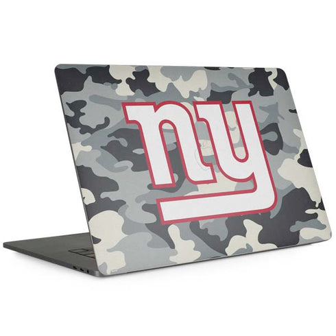 NFL New York Giants Camo MacBook Skins