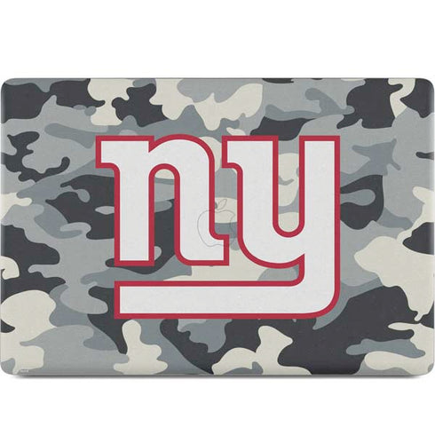 NFL New York Giants Camo MacBook Skins