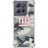 NFL New York Giants Camo Moto G 5G (2025) Clear Case