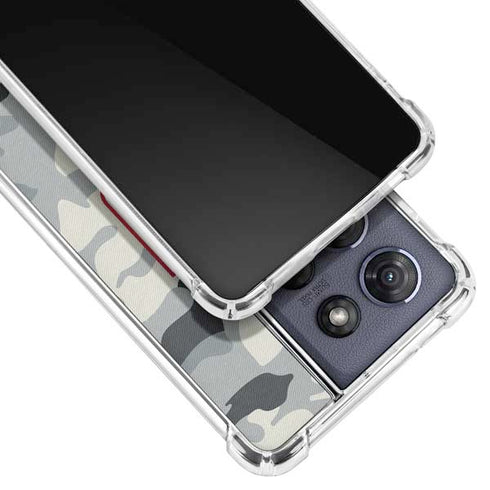 NFL New York Giants Camo Moto G 5G (2025) Clear Case