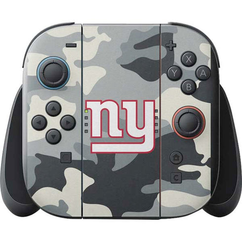 NFL New York Giants Camo Nintendo Switch 2 (2025) with Joy-Con Skin
