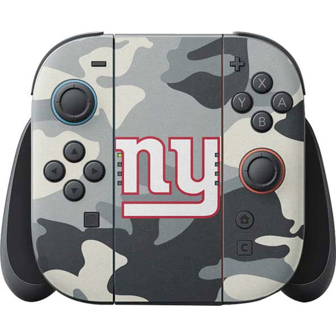 NFL New York Giants Camo Nintendo Skins